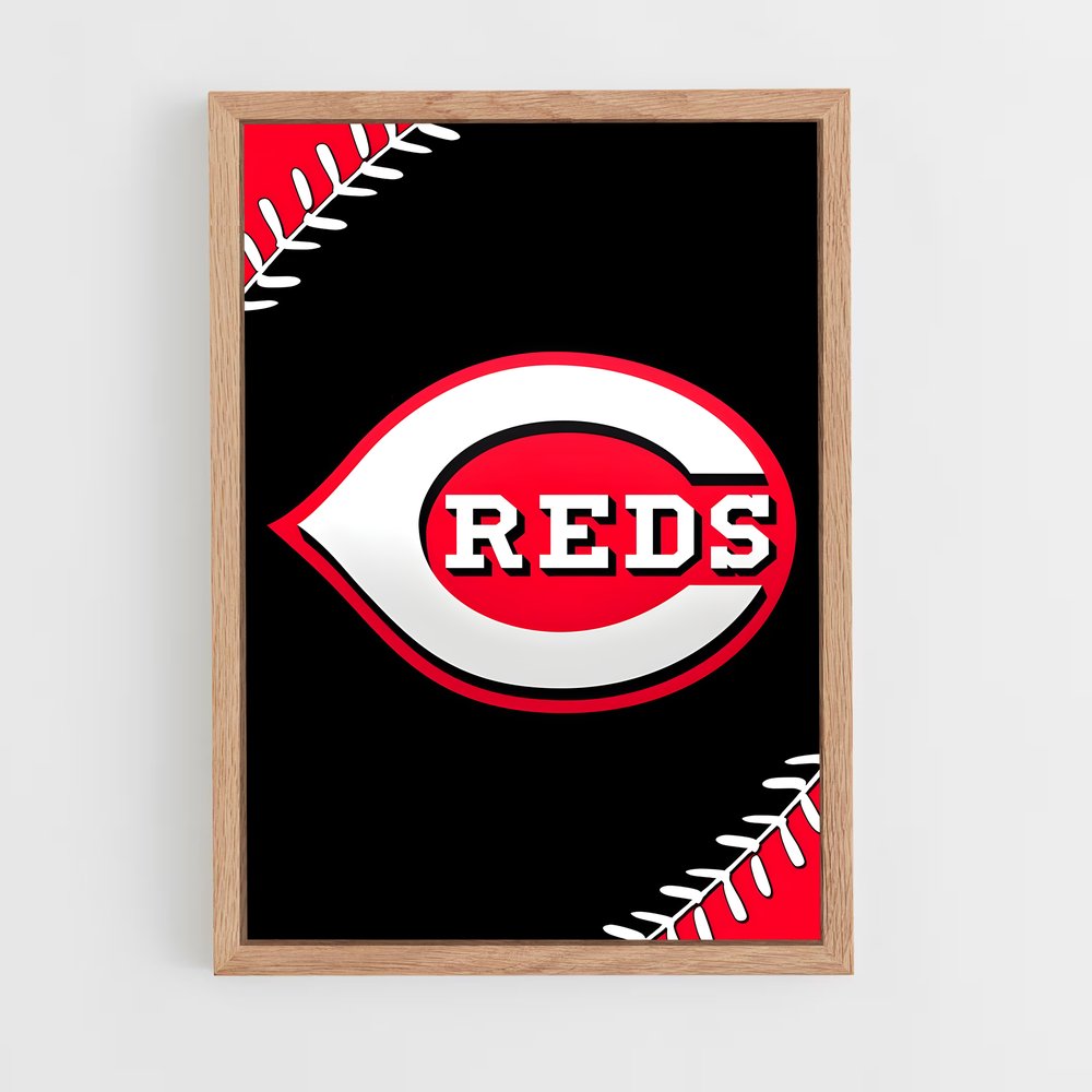 Poster Reds Nation – affiche Baseball (vue 4)